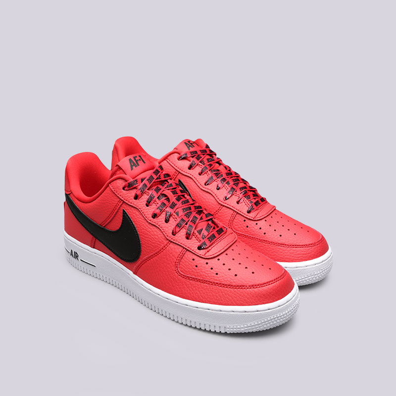 мужские красные кроссовки Nike Air Force 1 '07 LV8 823511-604 - цена, описание, фото 4