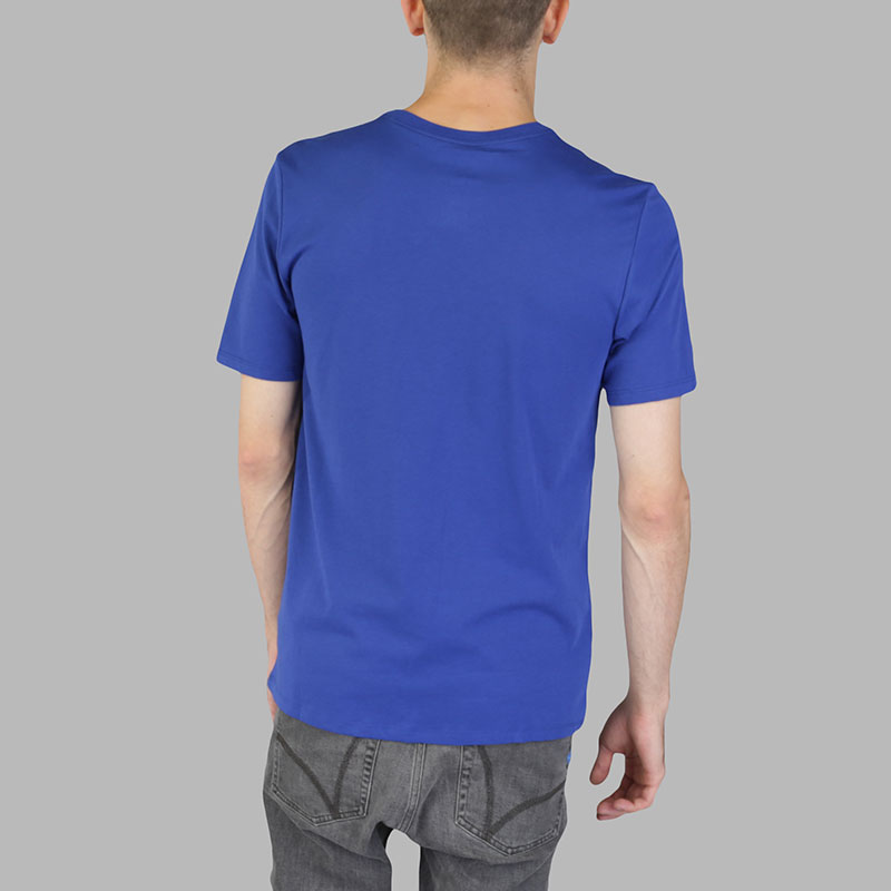 мужская синяя футболка Nike NBA Golden State Warriors Dry Logo 870506-495 - цена, описание, фото 4