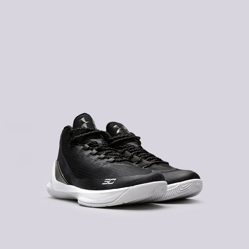 мужские черные баскетбольные кроссовки Under Armour UA Curry 3 1269279-006 - цена, описание, фото 4