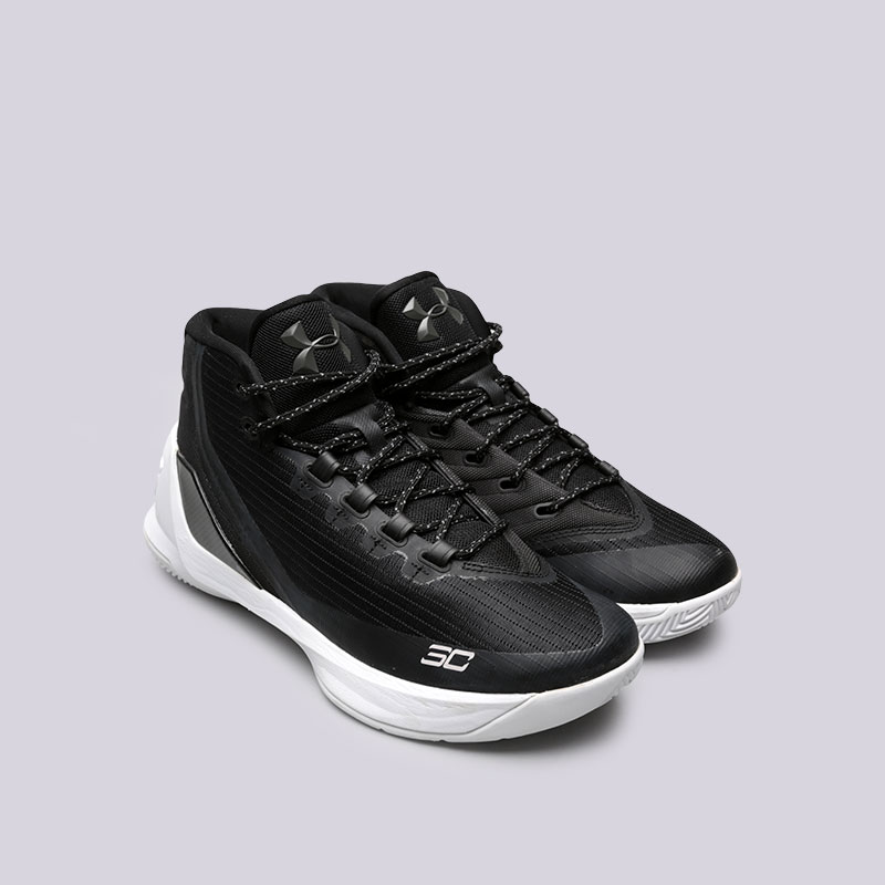 мужские черные баскетбольные кроссовки Under Armour UA Curry 3 1269279-006 - цена, описание, фото 5
