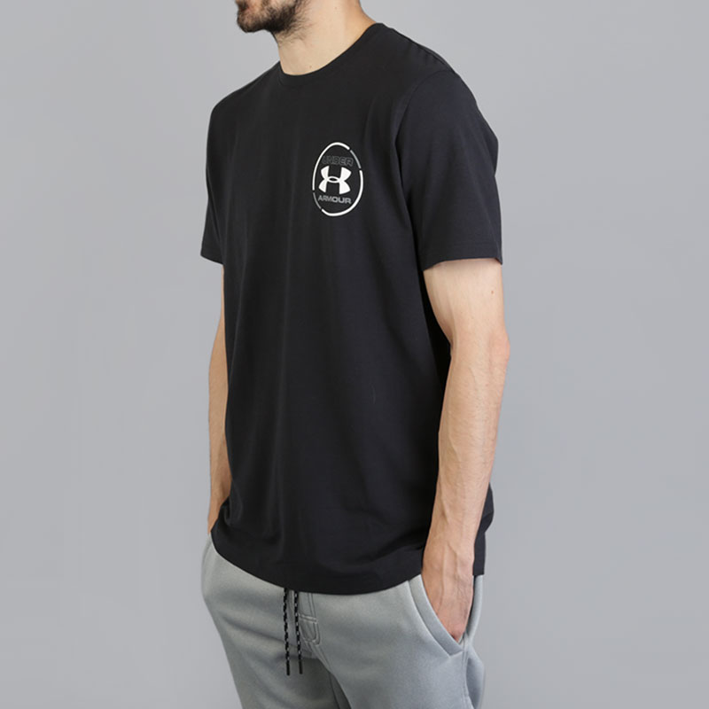 мужская черная футболка Under Armour Mantra 1289893-001 - цена, описание, фото 3