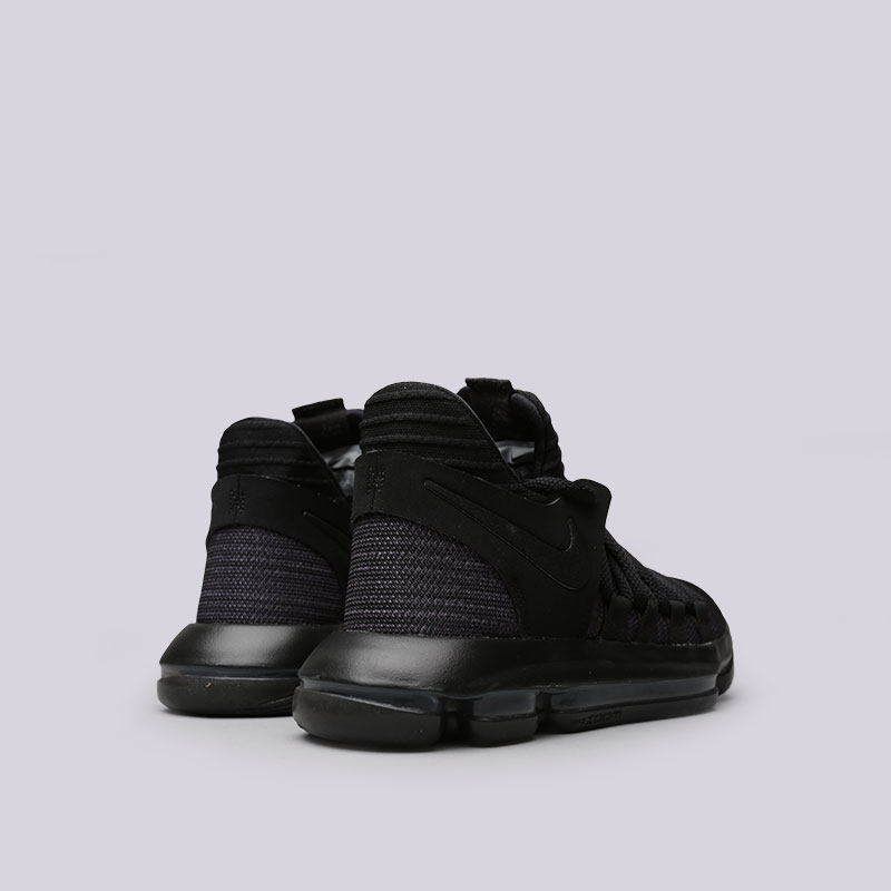 женские черные баскетбольные кроссовки Nike Zoom KD10 (GS) 918365-004 - цена, описание, фото 3