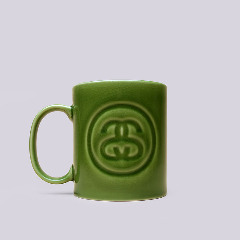  зеленая кружка Stussy SS Crackes Mug 138608-green - цена, описание, фото 1