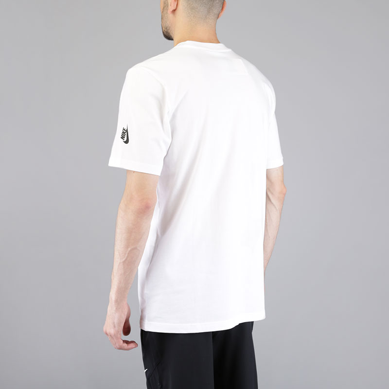 мужская белая футболка Nike NikeLab Essentials Heel Striker 916212-100 - цена, описание, фото 3