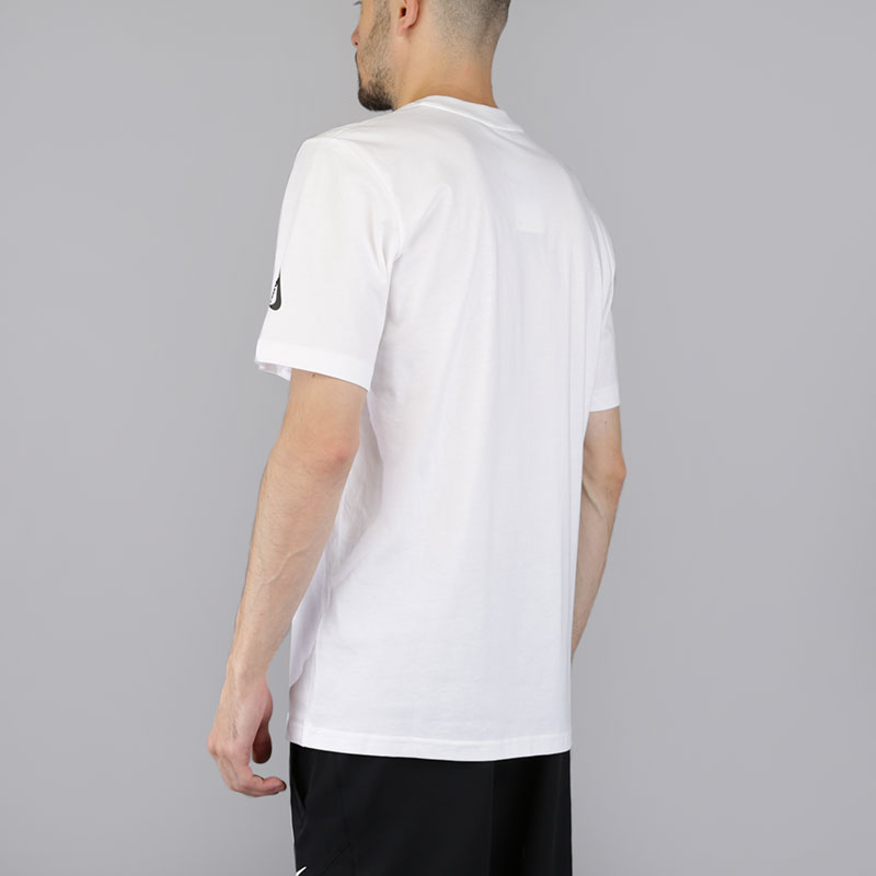 мужская белая футболка Nike NikeLab Essential Just Do It 916214-100 - цена, описание, фото 3