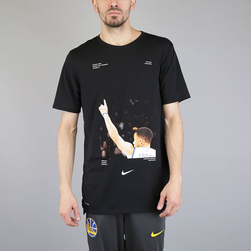 мужская черная футболка Nike NBA Dry Tee Ppack 4 924633-010 - цена, описание, фото 1
