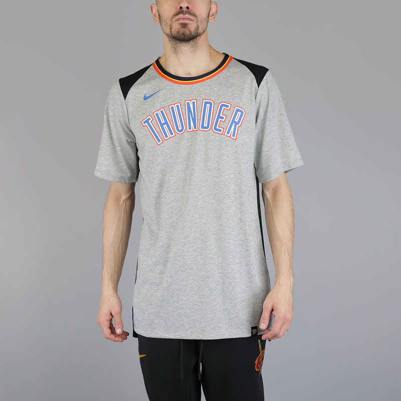 мужская серая футболка Nike Oklahoma M Top BB Fan 860318-063 - цена, описание, фото 1