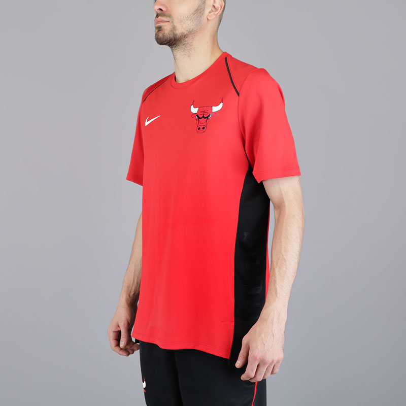 мужская красная футболка Nike Chi Hyper Elite Top 856515-657 - цена, описание, фото 3