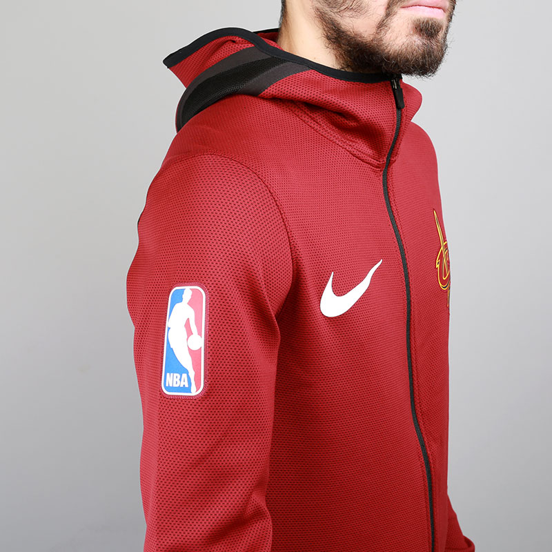 мужская бордовая толстовка Nike Cleveland Cavaliers ThermaFlex Showtime 899832-677 - цена, описание, фото 4