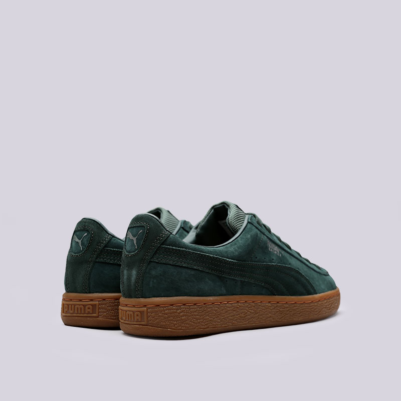 мужские зеленые кроссовки PUMA Basket Classic Weatherproof 36382903 - цена, описание, фото 3