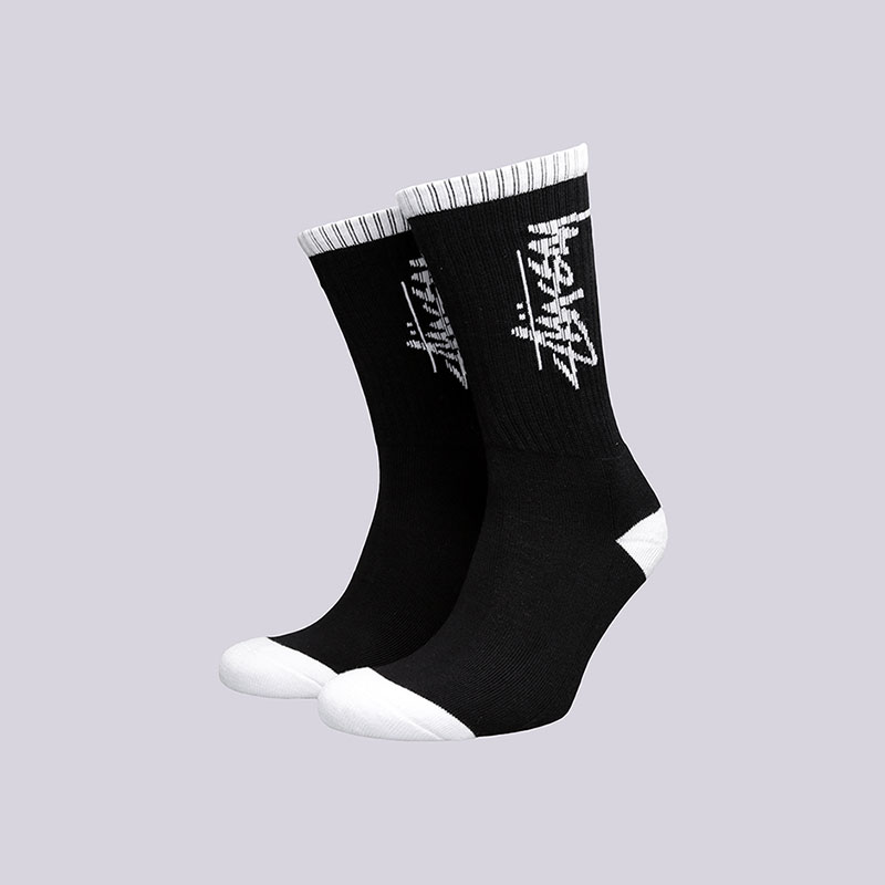 Мужские носки Stussy Stock Socks (138463-black)  - цена, описание, фото 1