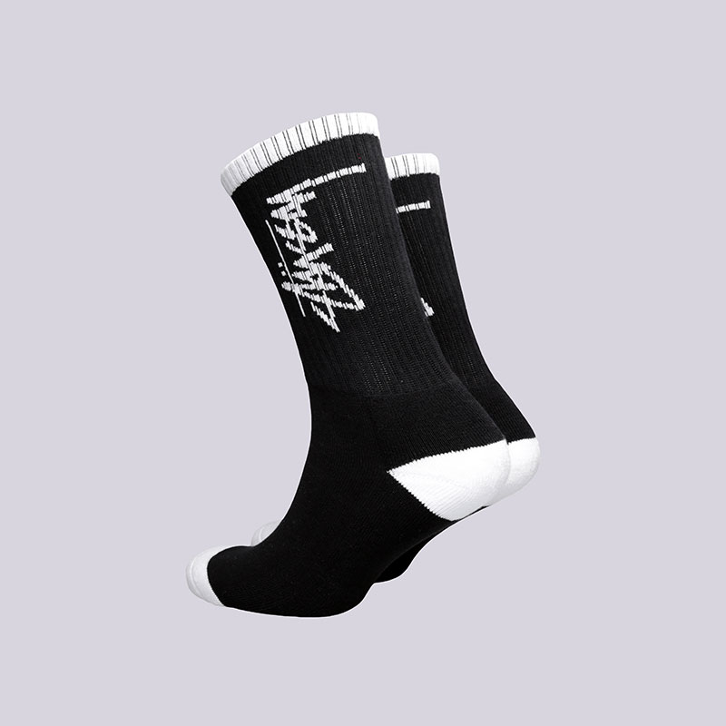 мужские черные носки Stussy Stock Socks 138463-black - цена, описание, фото 2