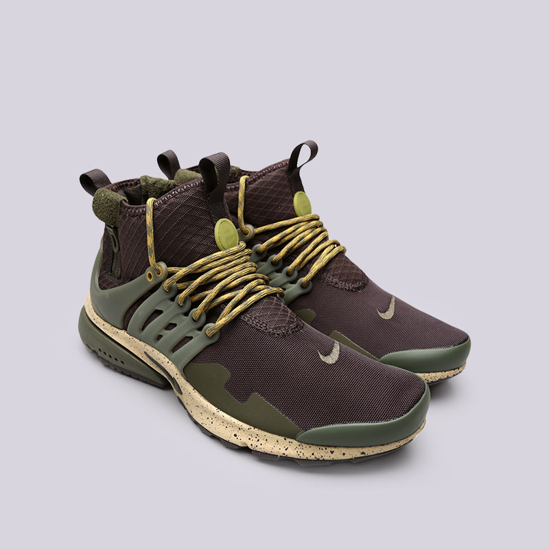 мужские зеленые кроссовки Nike Air Presto Mid Utility 859524-200 - цена, описание, фото 4