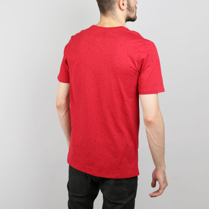 мужская красная футболка Jordan Speckle Tee 878407-687 - цена, описание, фото 3