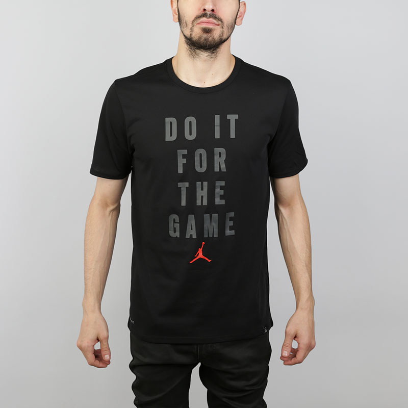мужская черная футболка Jordan “Do It for the Game” 878388-010 - цена, описание, фото 1