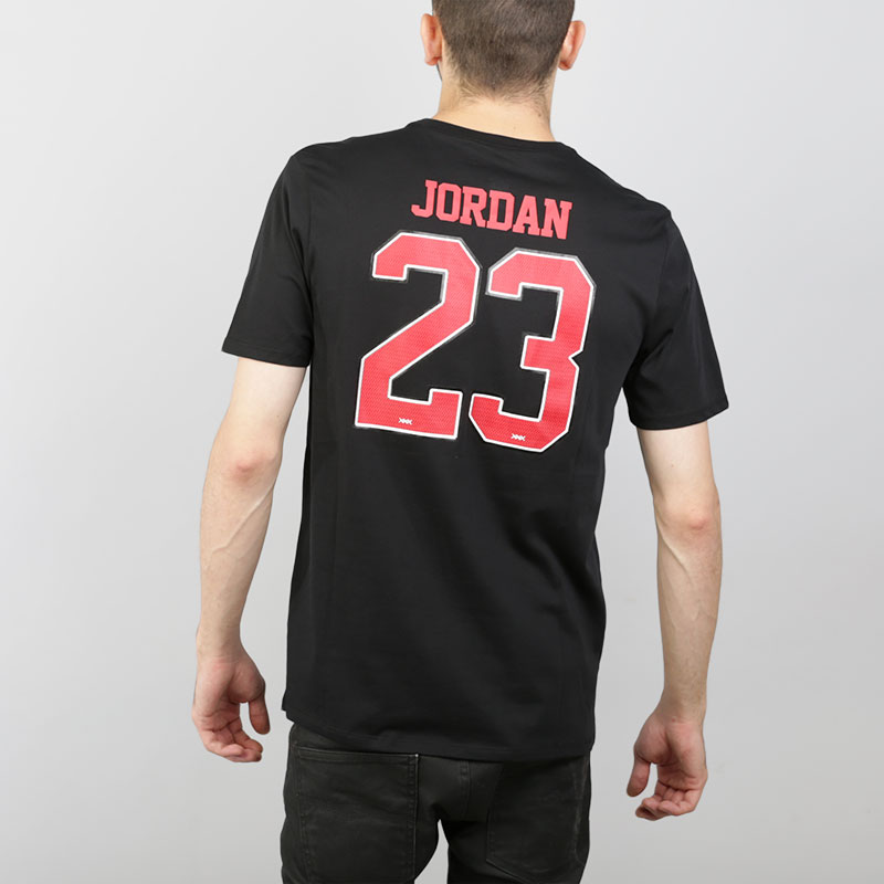 мужская черная футболка Jordan Reversed 23 926208-010 - цена, описание, фото 4