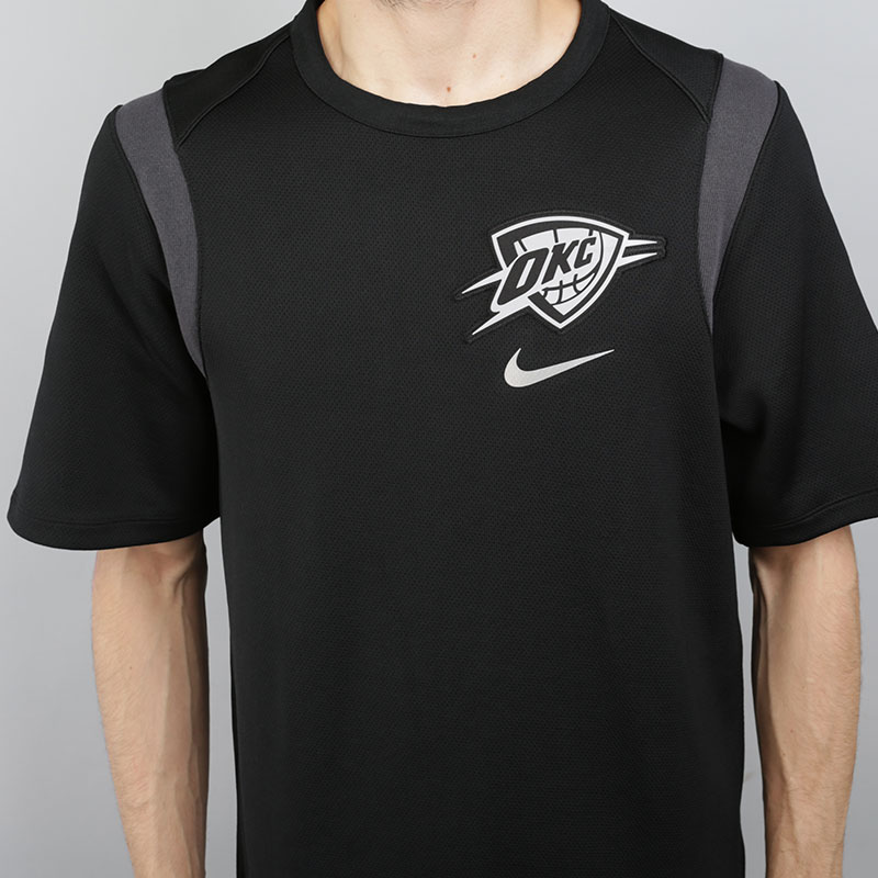 мужская черная футболка Nike NBA Oklahoma City Thunder Baller Tee 859697-010 - цена, описание, фото 2