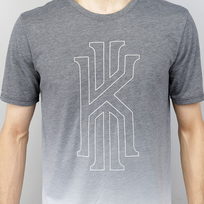 мужская серая футболка Nike Dry Kyrie 882178-100 - цена, описание, фото 2