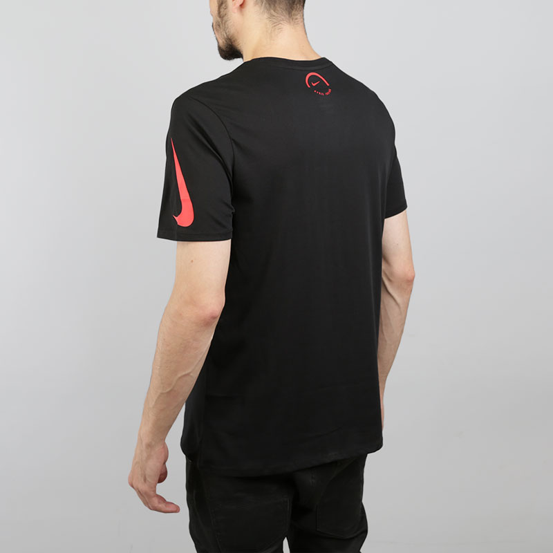 мужская черная футболка Nike Dry Kyrie 882180-010 - цена, описание, фото 4