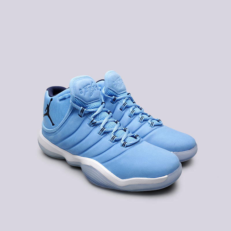 мужские голубые баскетбольные кроссовки Jordan Super.Fly 2017 921203-406 - цена, описание, фото 4