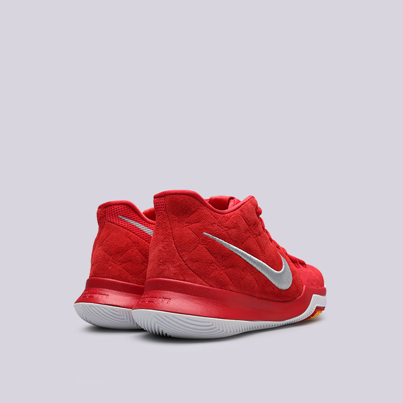 мужские красные баскетбольные кроссовки Nike Kyrie 3 852395-601 - цена, описание, фото 3