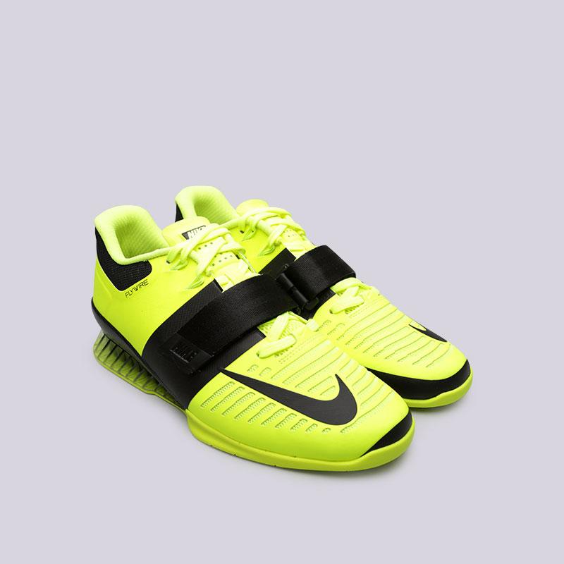 мужские салатовые кроссовки Nike Romaleos 3 852933-700 - цена, описание, фото 4