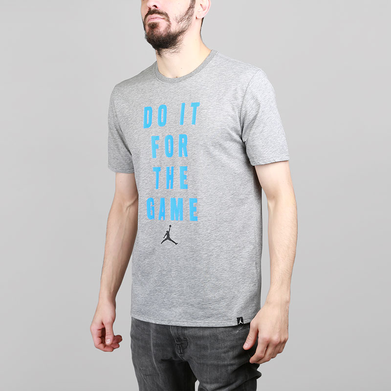 мужская серая футболка Jordan “Do It for the Game” 878388-091 - цена, описание, фото 1