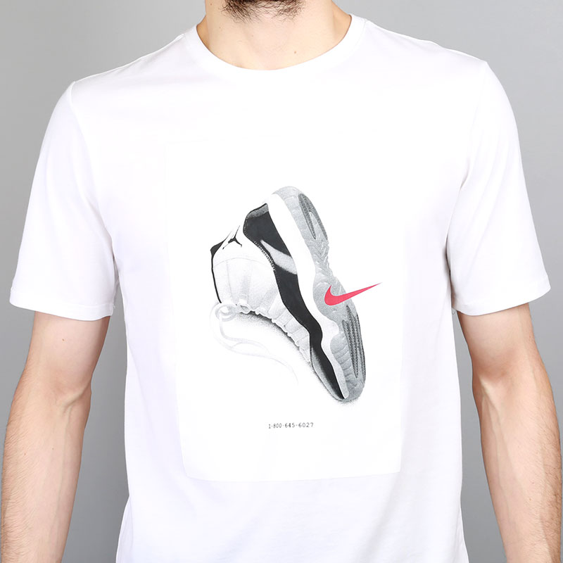 мужская белая футболка Jordan AJ11 CNXN 914459-100 - цена, описание, фото 3