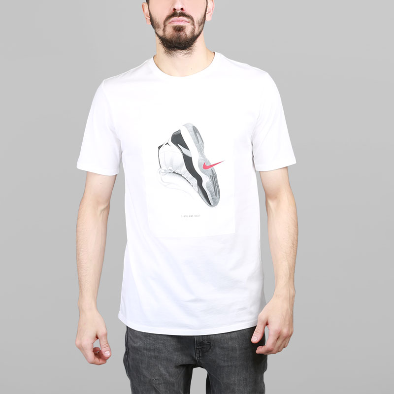 мужская белая футболка Jordan AJ11 CNXN 914459-100 - цена, описание, фото 2