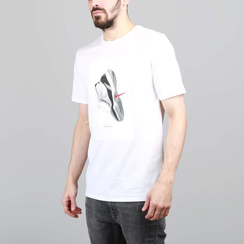 мужская белая футболка Jordan AJ11 CNXN 914459-100 - цена, описание, фото 1