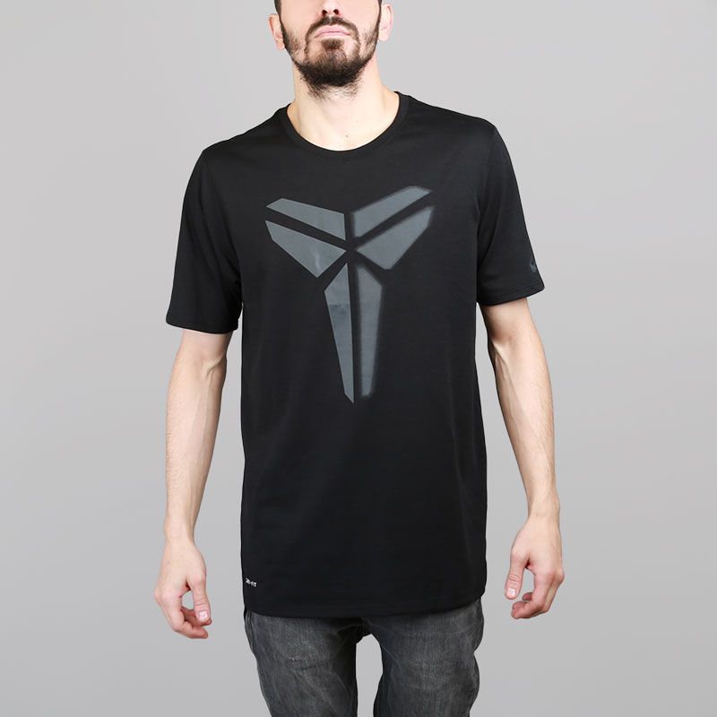 мужская черная футболка Nike Dry Kobe 882174-010 - цена, описание, фото 2