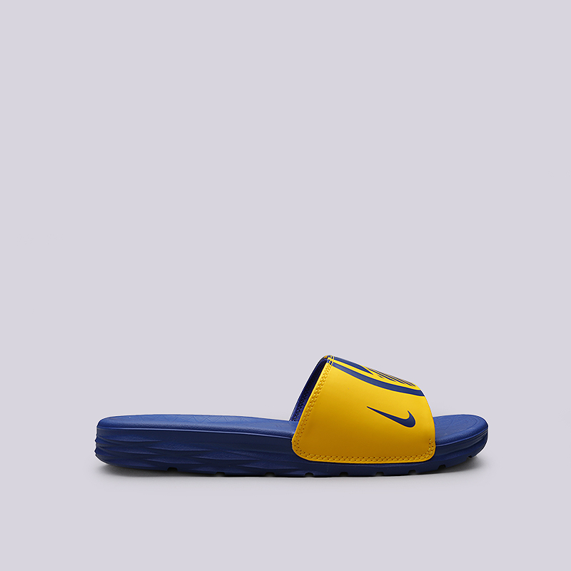 

Сланцы Nike, Синий;желтый, Benassi Solarsoft NBA