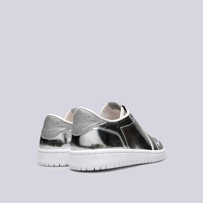 мужские серебряные кроссовки Jordan 1 Retro Low OG P1nnacle 852549-003 - цена, описание, фото 3