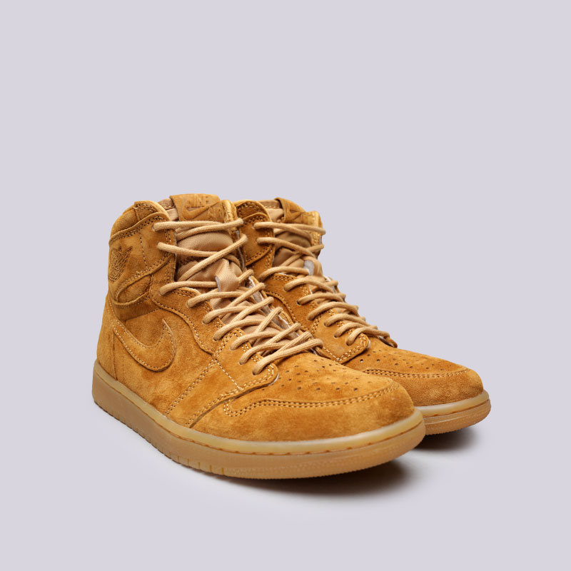 мужские коричневые кроссовки Jordan 1 Retro High OG 555088-710 - цена, описание, фото 3