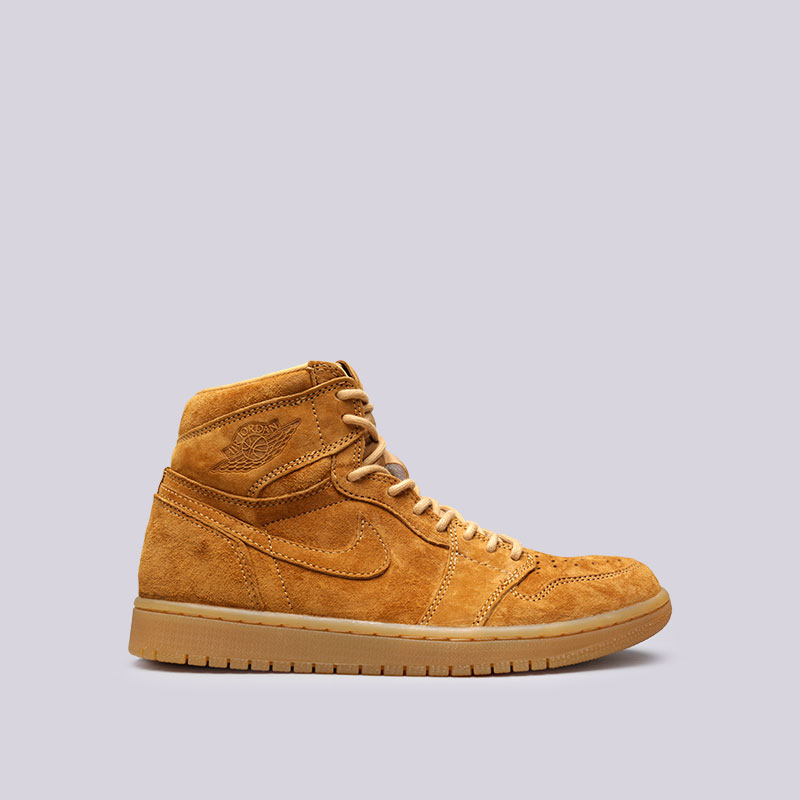 мужские коричневые кроссовки Jordan 1 Retro High OG 555088-710 - цена, описание, фото 1