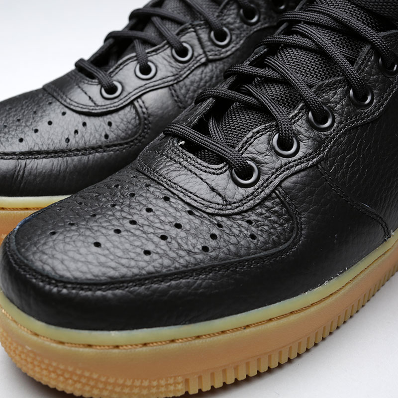 мужские черные кроссовки Nike SF Air Force 1 Mid 917753-003 - цена, описание, фото 5