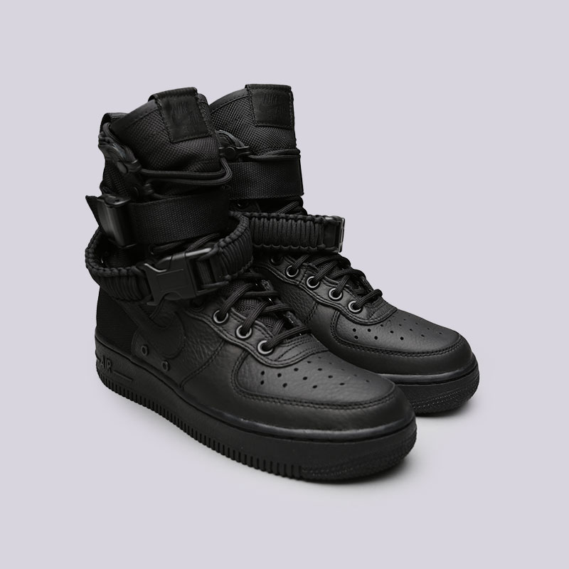 женские черные кроссовки Nike WMNS SF Air Force 1 857872-002 - цена, описание, фото 4
