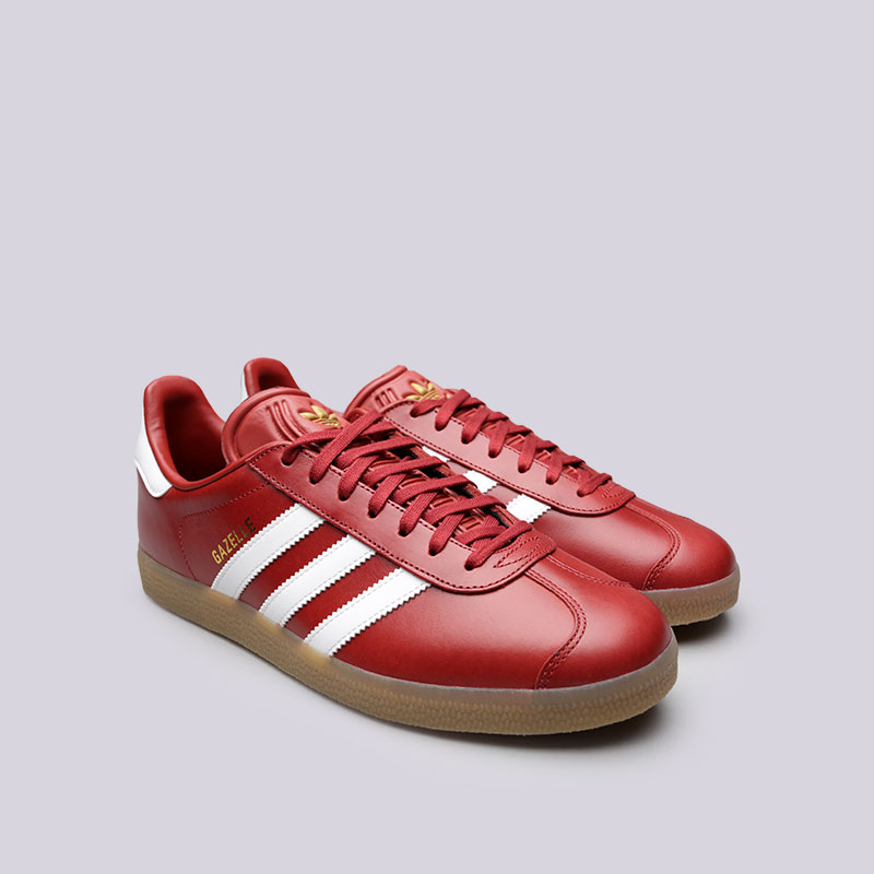 мужские красные кроссовки adidas Gazelle BZ0025 - цена, описание, фото 4