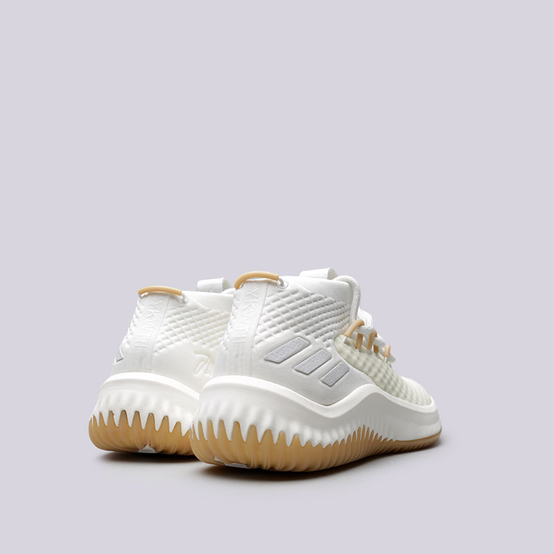 мужские бежевые баскетбольные кроссовки adidas Dame 4 BY4496 - цена, описание, фото 3