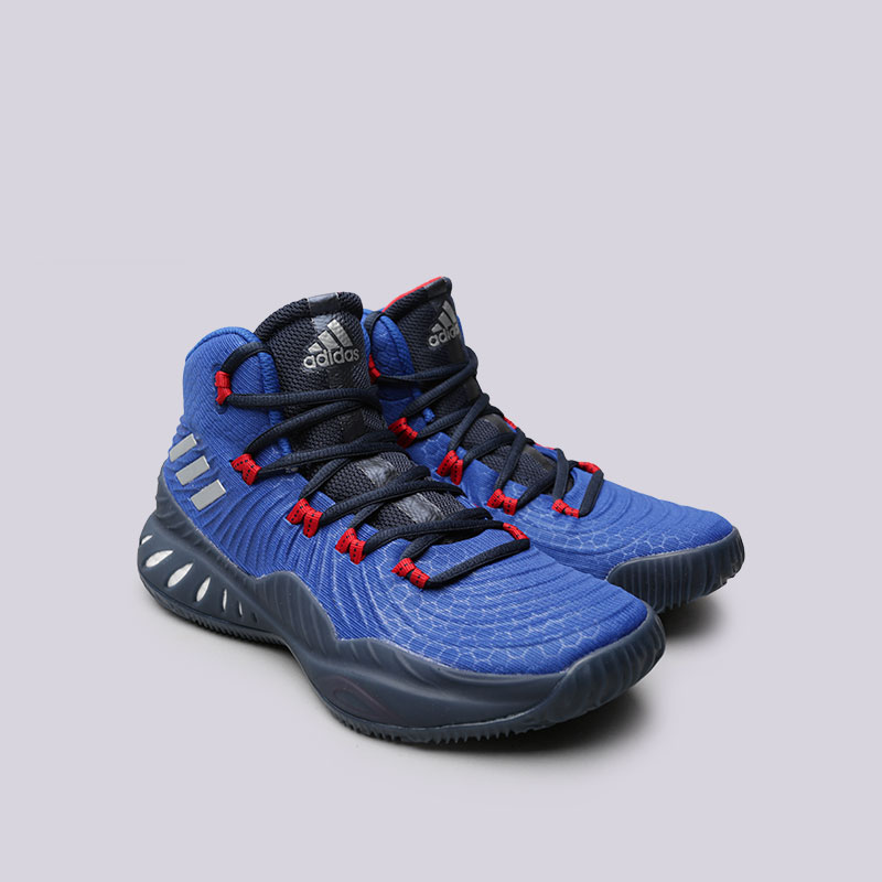 мужские синие баскетбольные кроссовки adidas Crazy Explosive 2017 BY4455 - цена, описание, фото 4