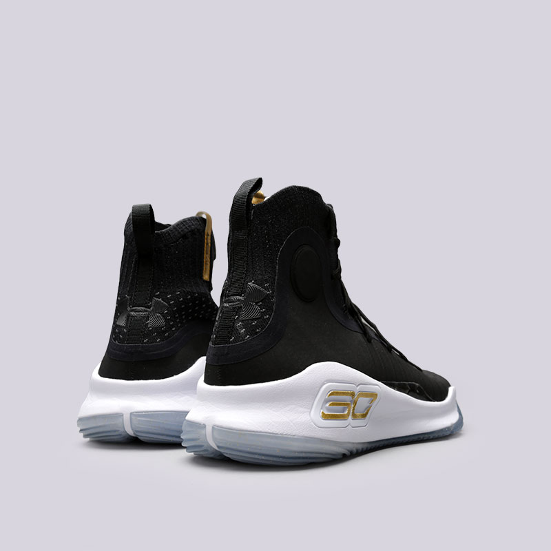 мужские черные баскетбольные кроссовки Under Armour UA Curry 4 1298306-001 - цена, описание, фото 3