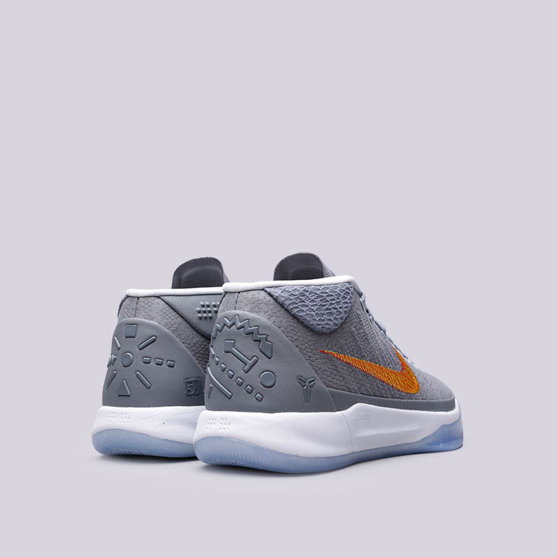 мужские серые баскетбольные кроссовки  Nike Kobe A.D. 922482-005 - цена, описание, фото 3