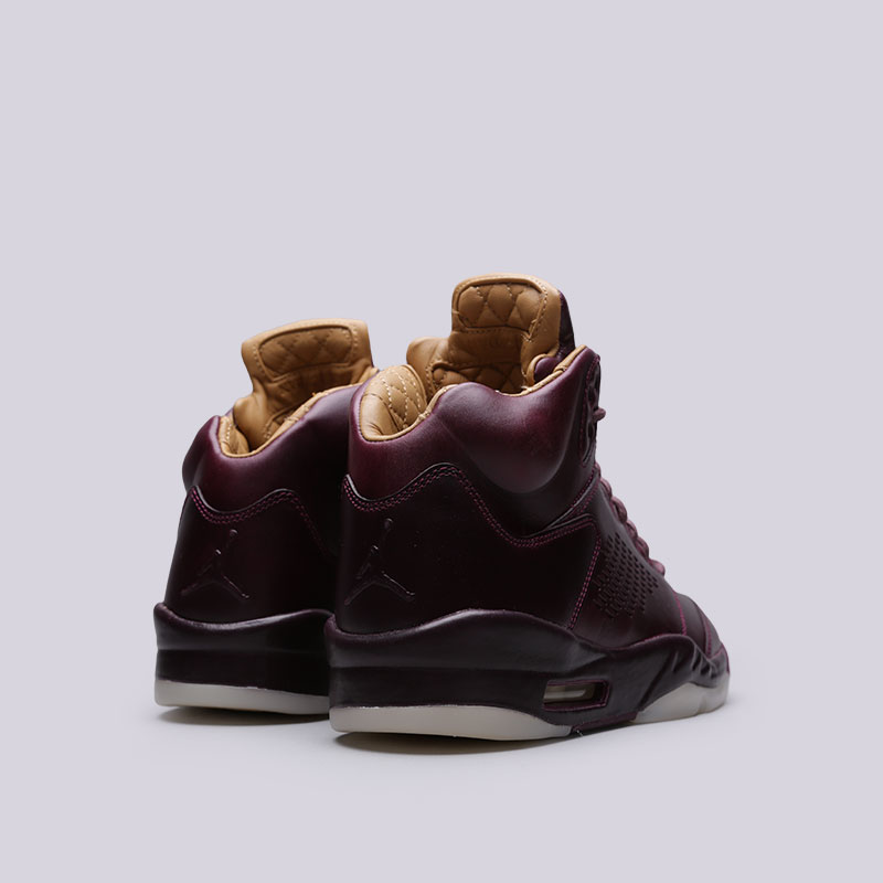 мужские фиолетовые кроссовки Jordan V Retro Prem 881432-612 - цена, описание, фото 3