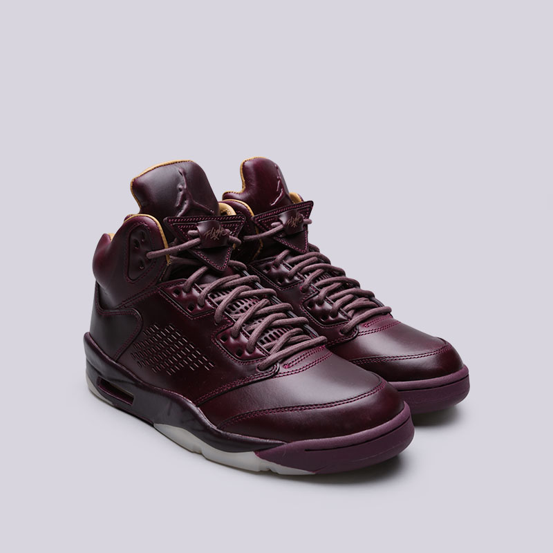 мужские фиолетовые кроссовки Jordan V Retro Prem 881432-612 - цена, описание, фото 4