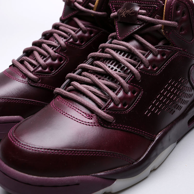 мужские фиолетовые кроссовки Jordan V Retro Prem 881432-612 - цена, описание, фото 5