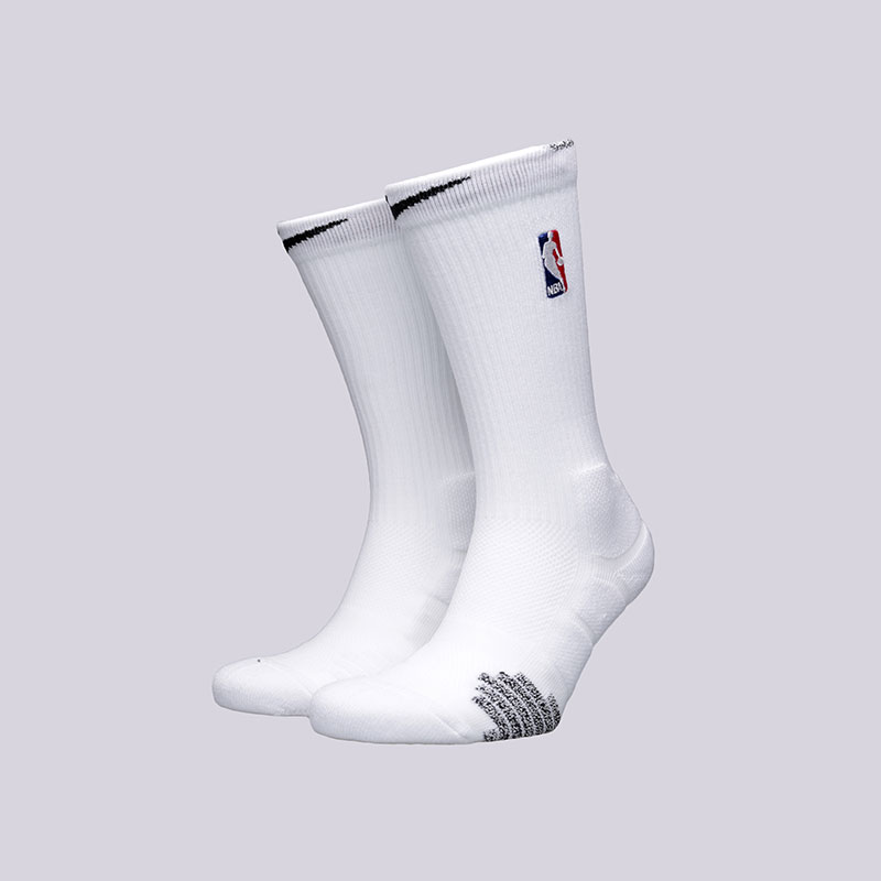 мужские белые носки Nike NBA Grip Quick Crew SX5991-104 - цена, описание, фото 1