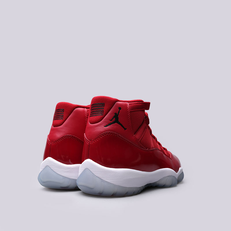 мужские красные кроссовки Jordan XI Retro 378037-623 - цена, описание, фото 4
