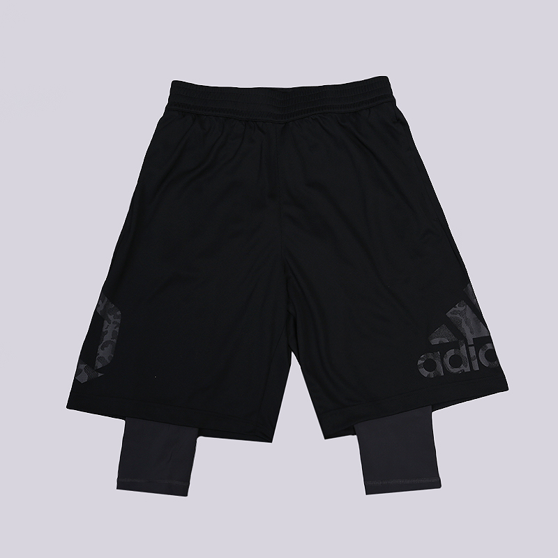 

Шорты adidas Dame Foundation 2-In-1 Shorts, Черный