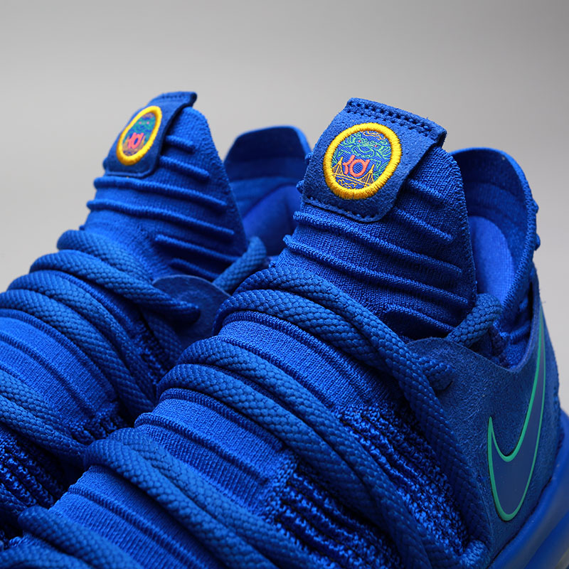 мужские синие баскетбольные кроссовки Nike Zoom KD 10 897815-402 - цена, описание, фото 4