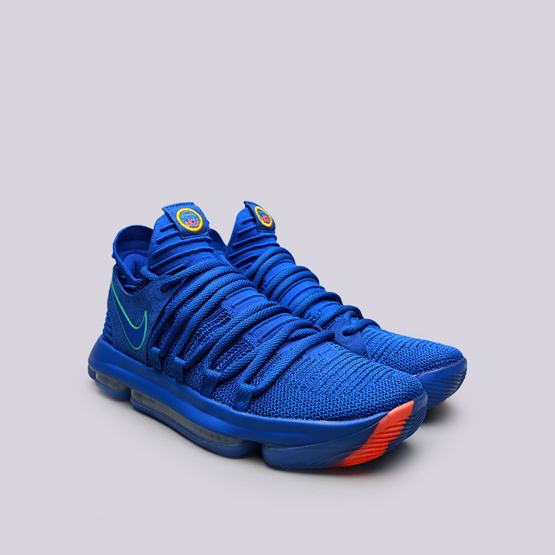 мужские синие баскетбольные кроссовки Nike Zoom KD 10 897815-402 - цена, описание, фото 3